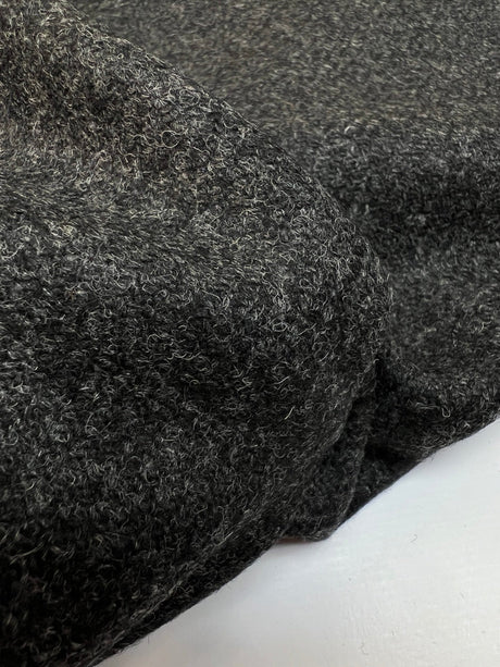 Wool Tweed Melange Gray