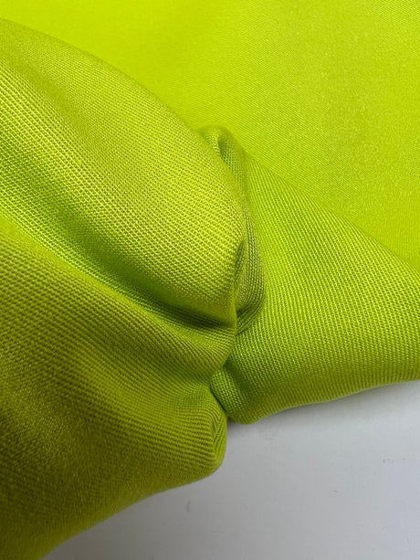 Viscose Twill Fabric Yellow Green