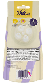 Wilton Violet Purple Ready-to-Use Decorator Icing Pouch with 4 Tips – 7.5 oz.