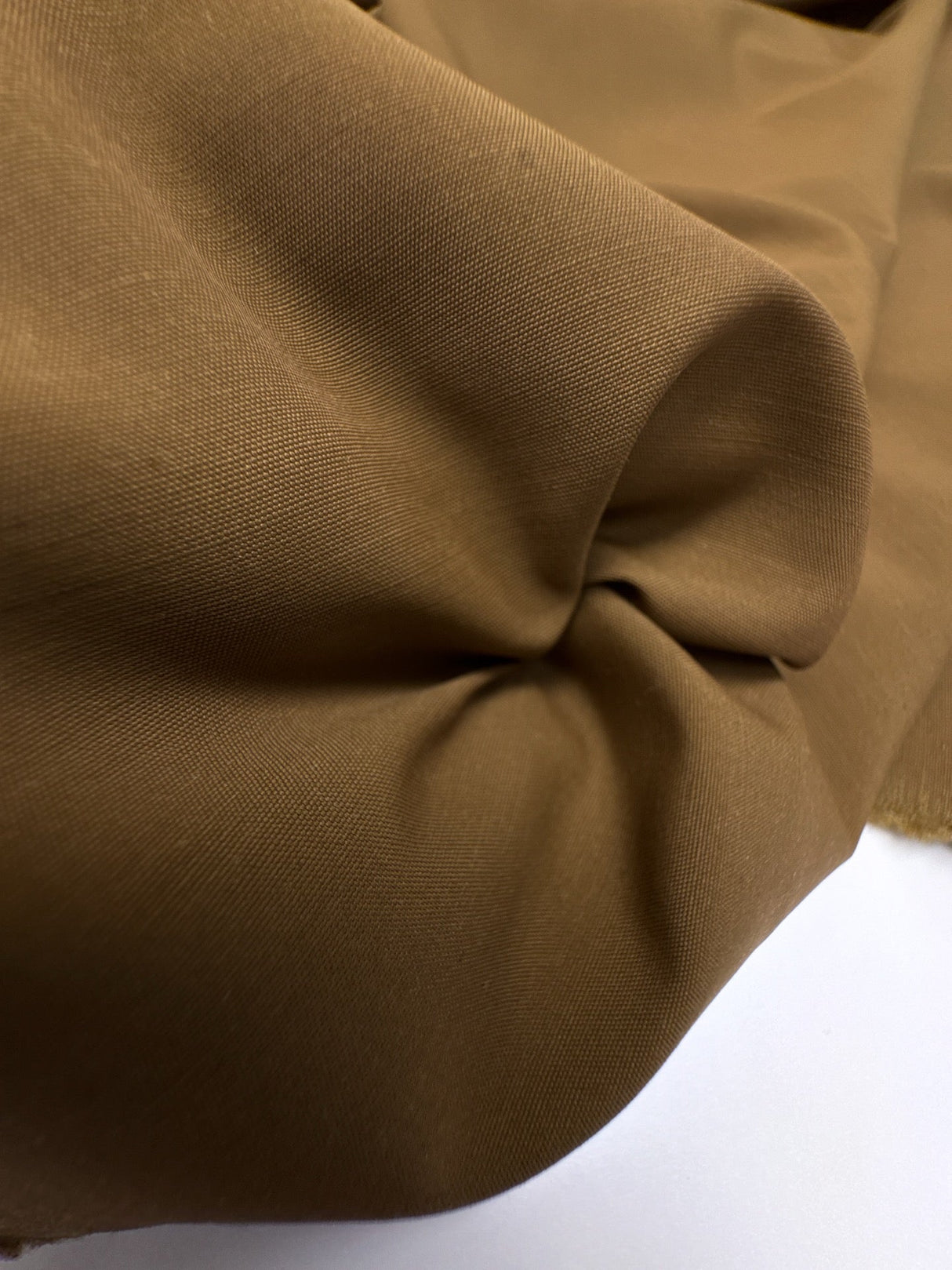 Virgin Wool Blend Woven Brown