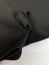 Black Jacquard Polyamide Suiting Fabric