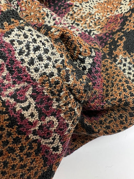 Acrylic Stretch Knitted Fabric Multicolour