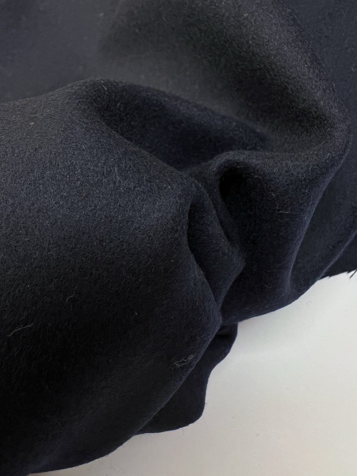 Blue Wool Tweed Fabric