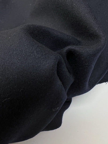Blue Wool Tweed Fabric