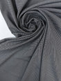 Polyester Elastane Knit Gray White