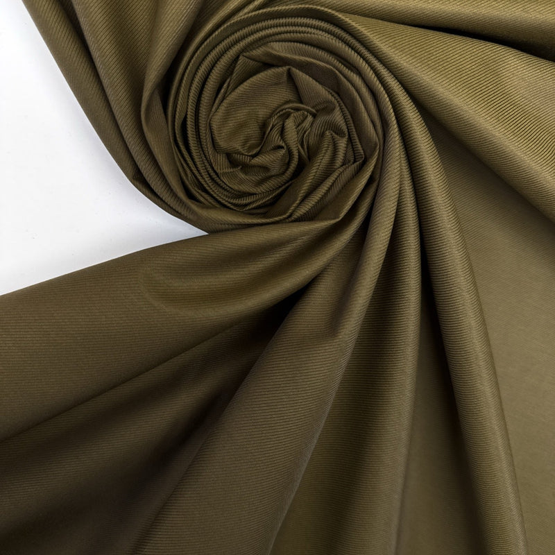 Cotton Nylon Twill Green-Black