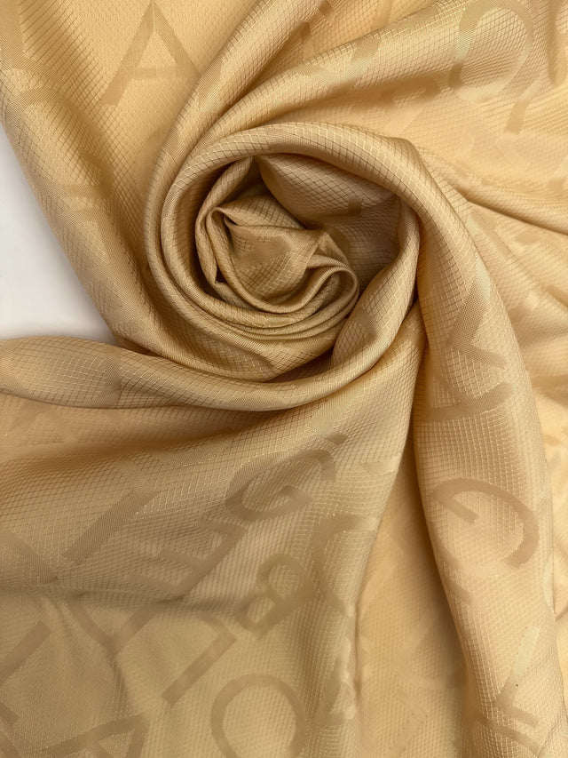 Viscose Cupro Woven Lining Beige