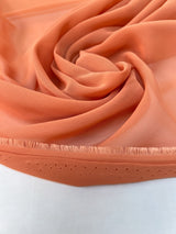 Polyester Chiffon Crepe Orange-Pink