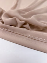 Polyester Crepe Beige Italian Lightweight