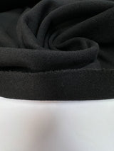 Wool Blend Drape Black
