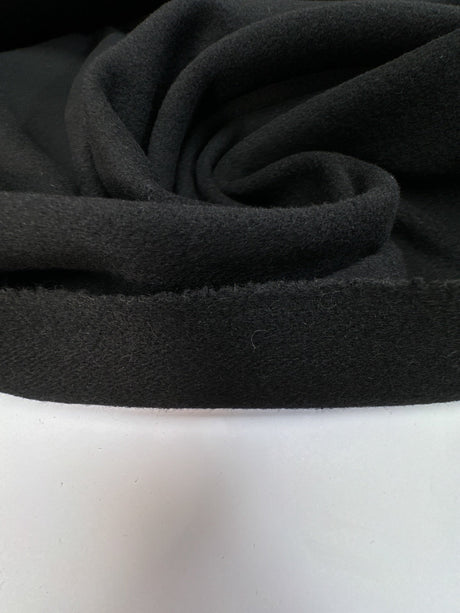 Wool Blend Drape Black