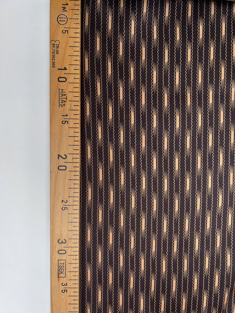 Polyester Sateen Printed Brown Beige