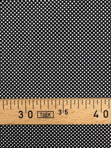 Cotton Poplin Gray Polka Dot