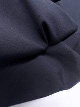 Italian Blue Cotton Fabric With Elastane