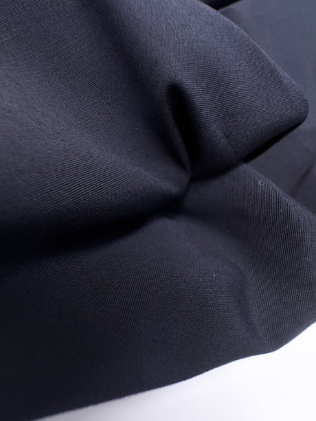 Italian Blue Cotton Fabric With Elastane