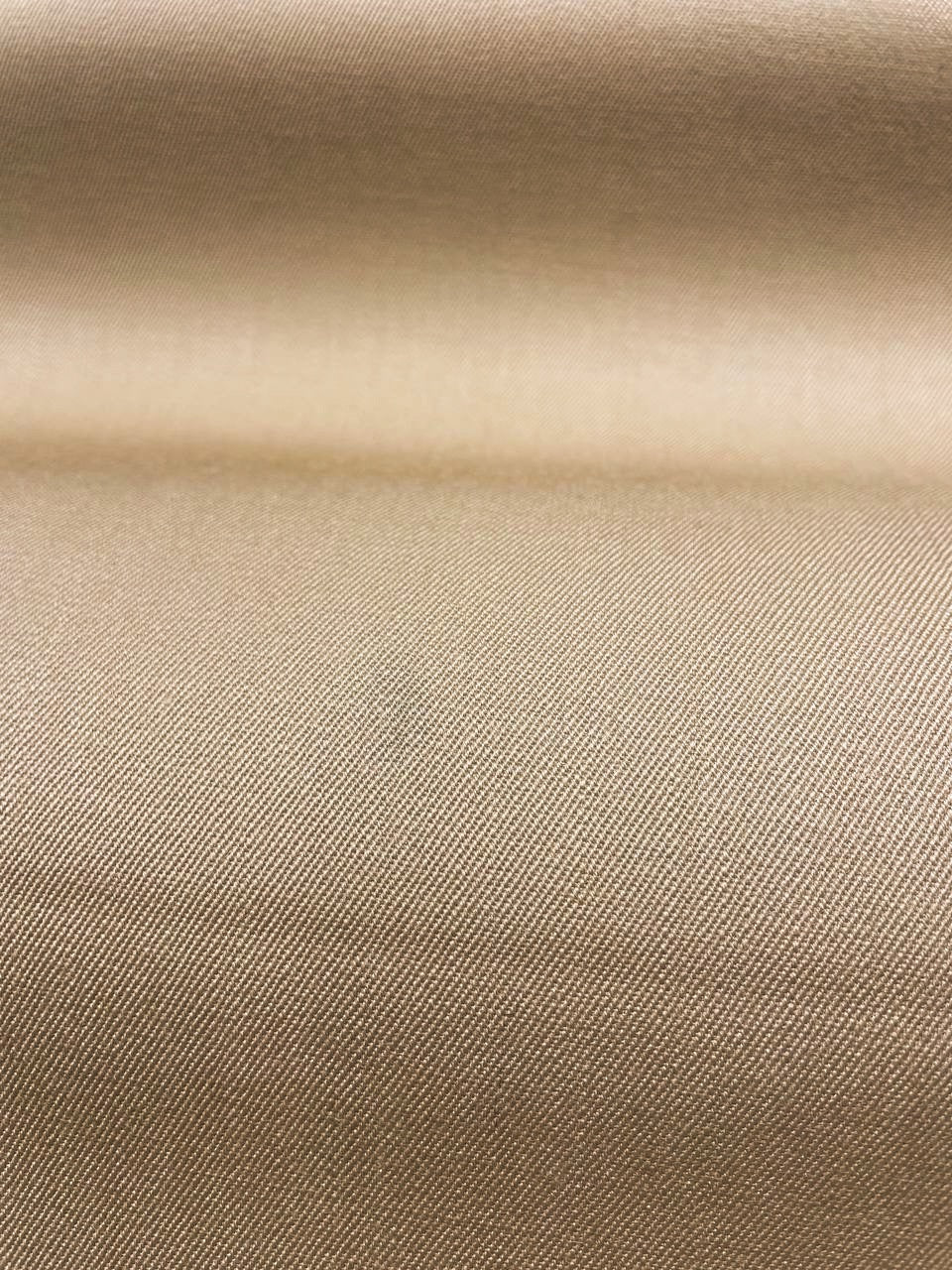 Beige Wool Twill Fabric