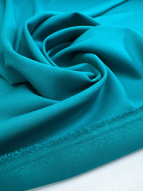 Polyester Crepe Green Blue