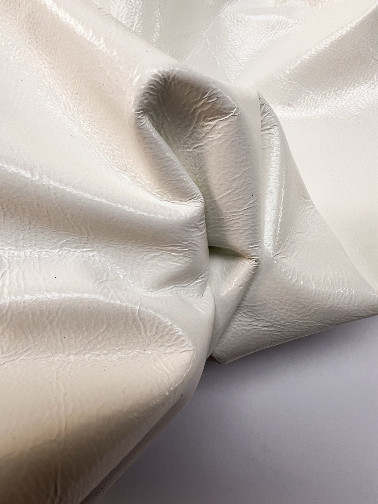 Stretch Leather White Shades