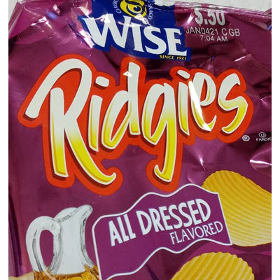 Wise Ridgies All Dressed Flavored 1.125 Oz