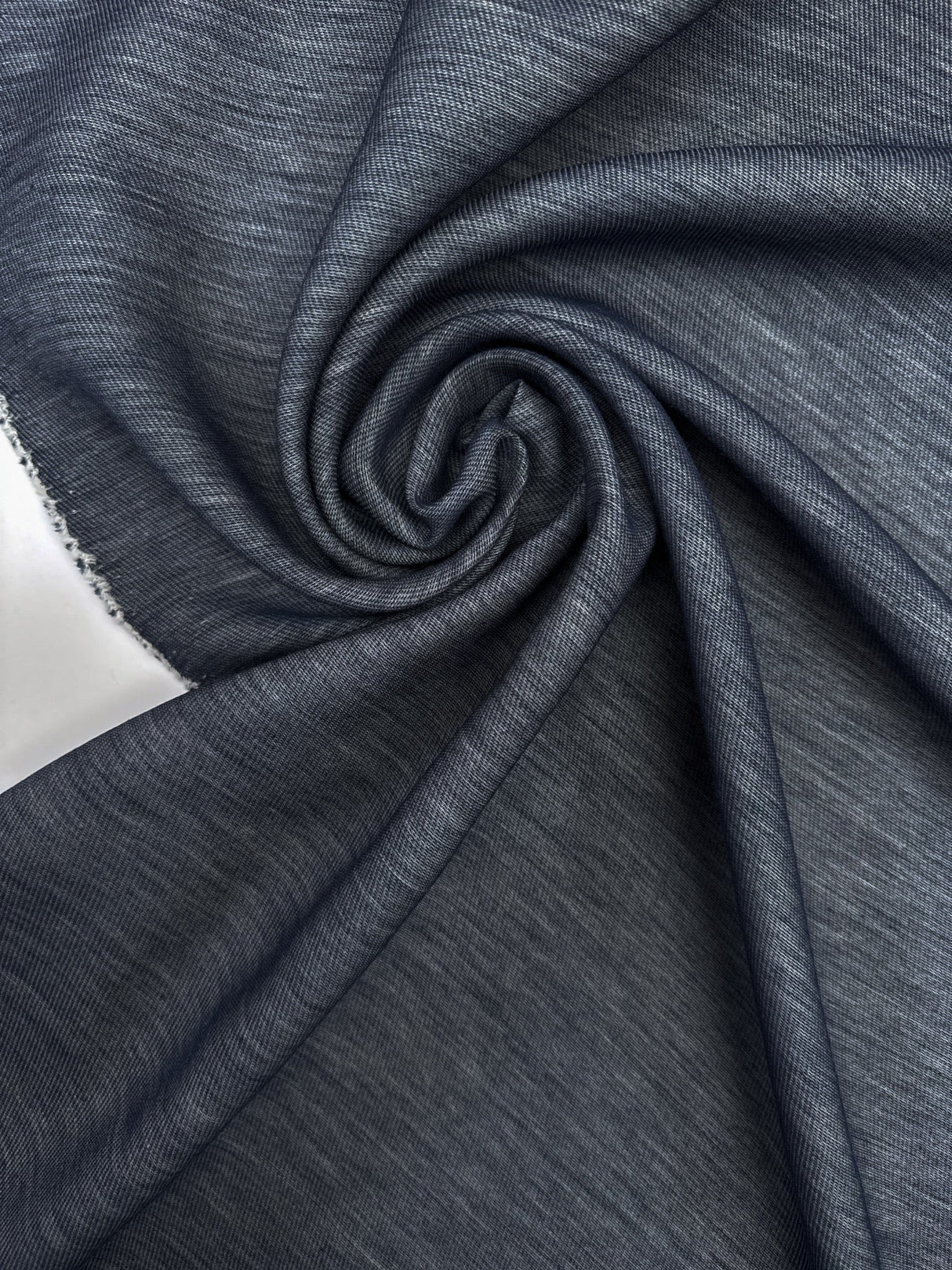 Cotton Silk Melange Woven Blue