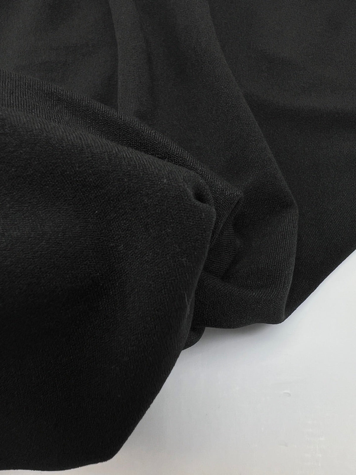 Black Knitted Fabric Dress