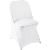 Stretchable Folding Chair Covers for Party Wedding Dining Ceremony Reception Linen 16 Inch Height 36 Inch Length