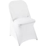 Stretchable Folding Chair Covers for Party Wedding Dining Ceremony Reception Linen 16 Inch Height 36 Inch Length
