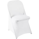 Spandex Stretchable Folding Chair Covers for Party Wedding Linens Decorations Dining Ceremony Reception Supplies