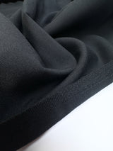 Wool Polyamide Suiting Black