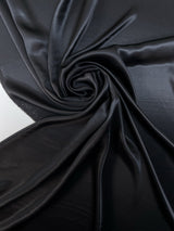Black Silk Satin
