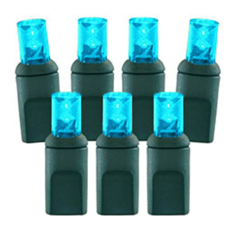 5mm Teal LED Lights – 70L 4" Spacing String Light
