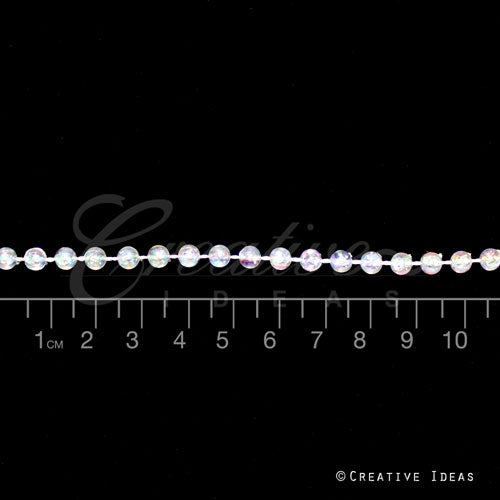 5Mm Pearls String-10 Yds (Iridescent)