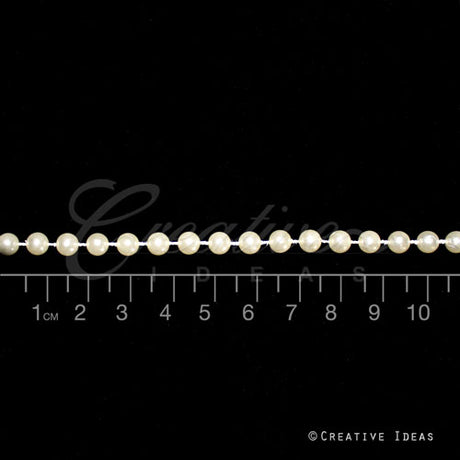 5Mm Pearls String-10 Yds (Ivory)