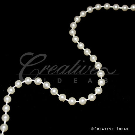 5Mm Pearls String-10 Yds (Ivory)
