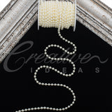 5Mm Pearls String-10 Yds (Ivory)