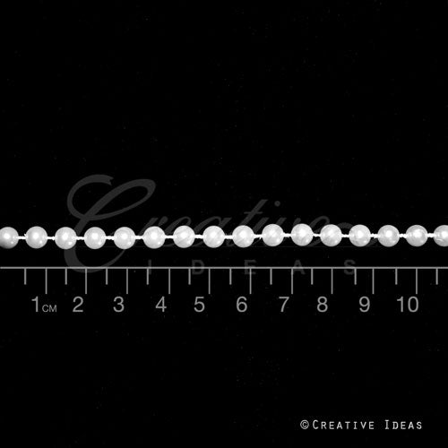 5Mm Pearls String-10 Yds (White)