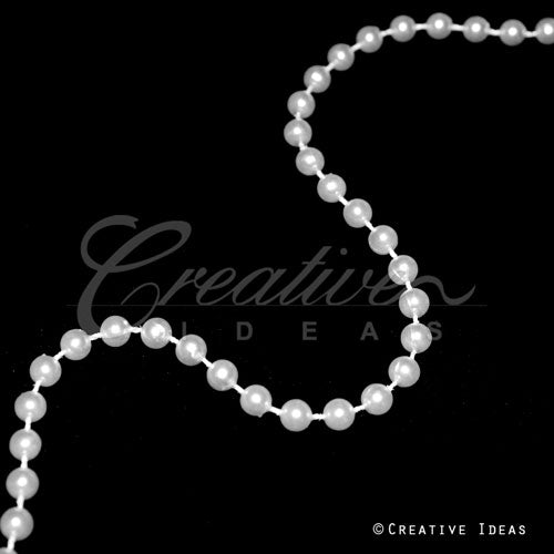 5Mm Pearls String-10 Yds (White)