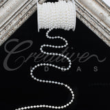5Mm Pearls String-10 Yds (White)