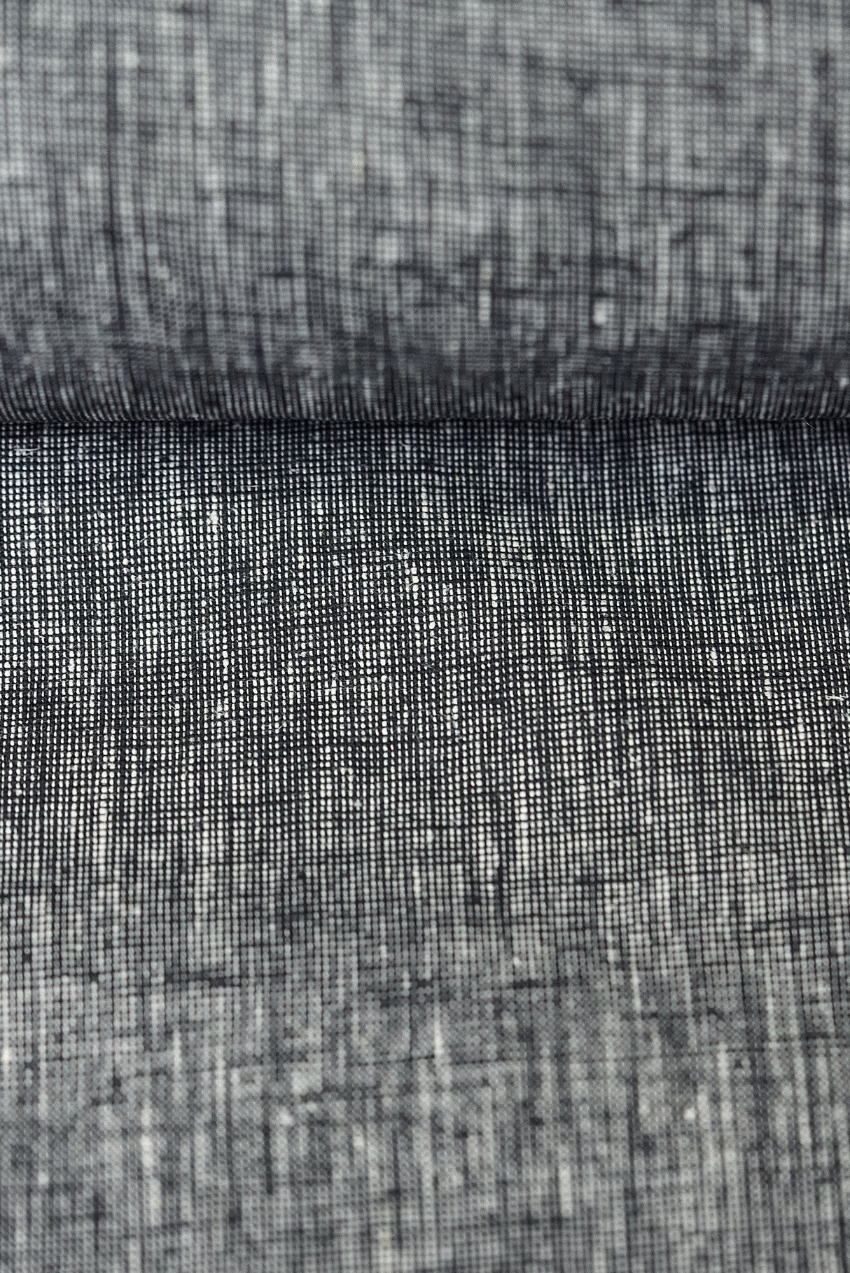 Pure Linen 2-Tone Melange Black/Off-White