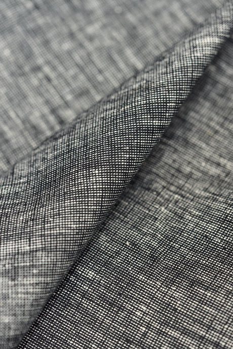 Pure Linen 2-Tone Melange Black/Off-White