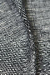 Pure Linen 2-Tone Melange Black/Off-White