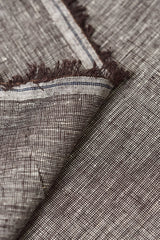 Pure Linen 2-Tone Melange Brown Off-White