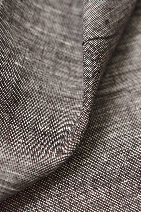 Pure Linen 2-Tone Melange Brown Off-White