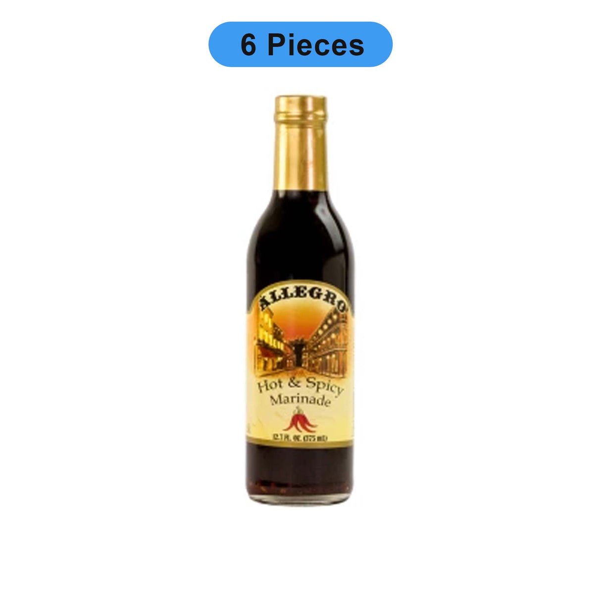 ALLEGRO HOT AND SPICY MARINADE 12.7 OZ BOTTLE