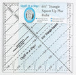 Quilting Ruler Acrylic 6.5in Triangle Square Up PLUS