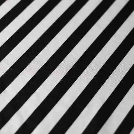 Lucky Stripes Polyester Spandex Fabric - Multi Stripe Print, 58/60" Width (1 Yard)