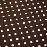 Polka Dots Nylon Spandex Fabric - Multiple Colors Small White Dots, 58/60" Width (1 Yard)