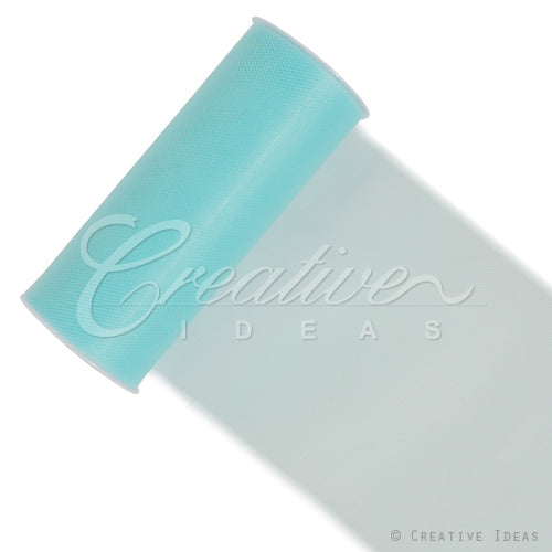 6" Tulle Spool - 25 Yards (Aqua)
