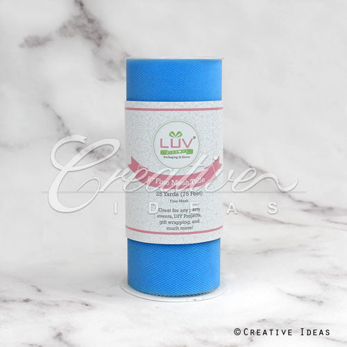6" Tulle Spool - 25 Yards (Turquoise)
