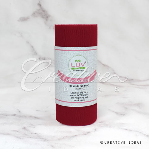 6" Tulle Spool - 25 Yards (Wine)